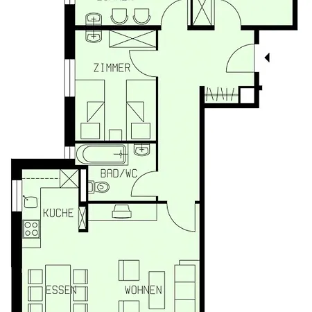Azur Appartement-fewo 4-bettwohnung Nr- 2 By Interhome Appartamento *